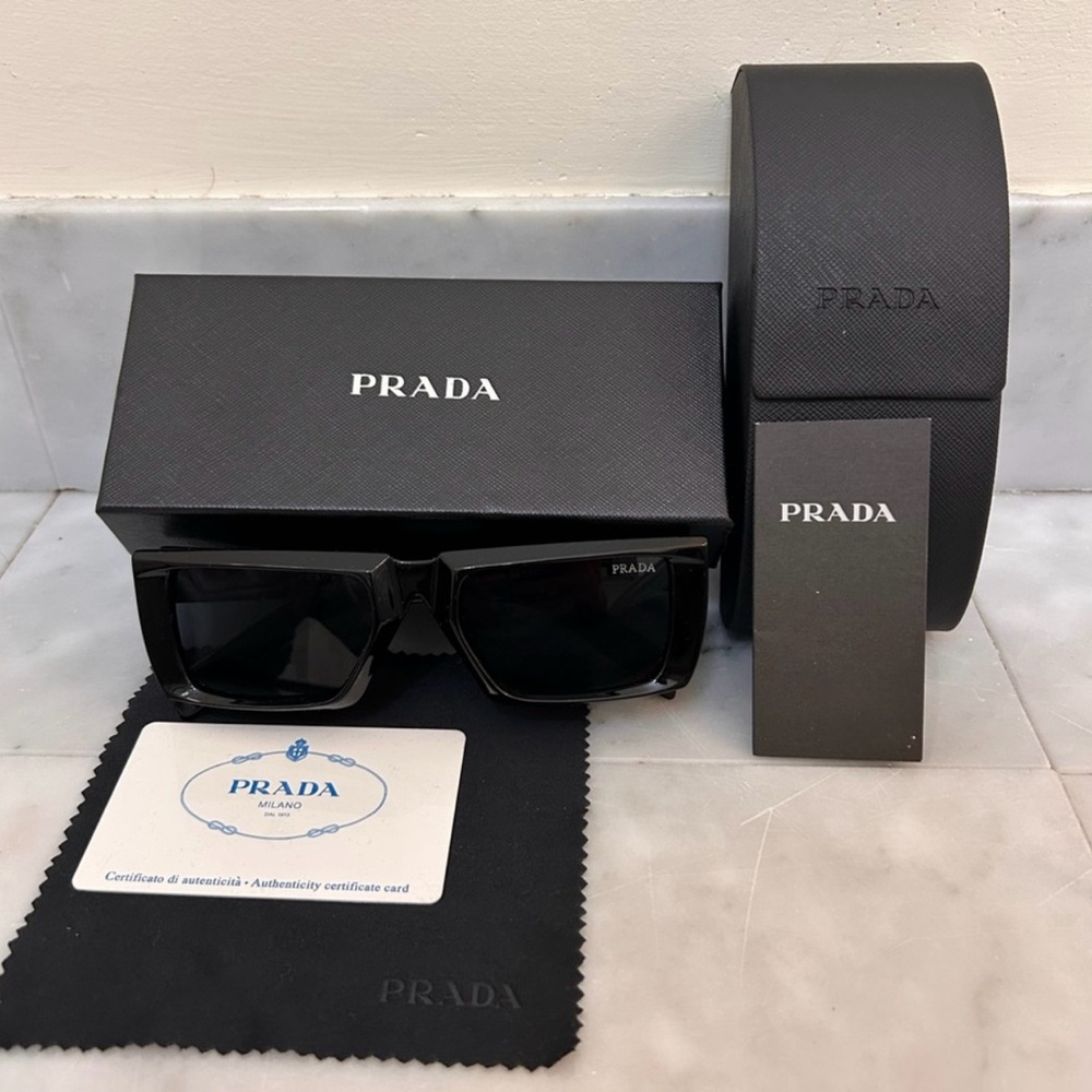 Prada Black Sunglasses with Case